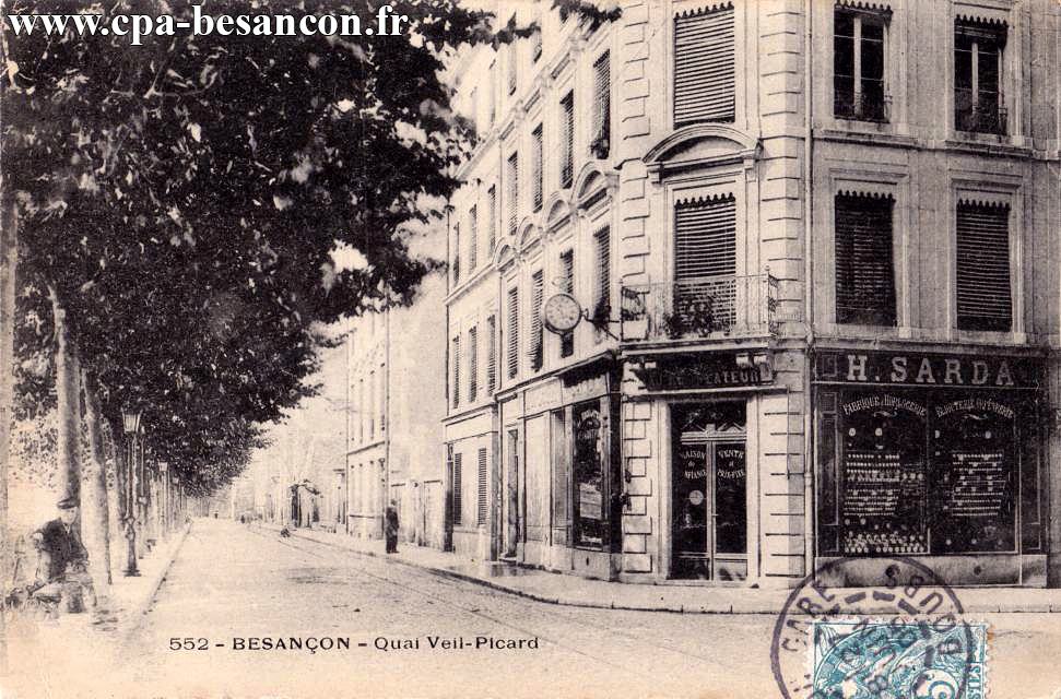 552 - BESANÇON - Quai Veil-Picard